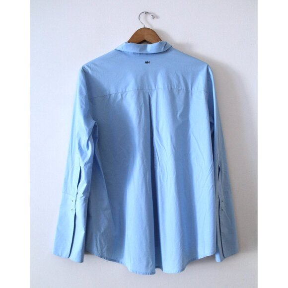 Misha Nonoo The Husband Shirt / Medium / Blue Button-Up Meghan Markle Blouse - Picture 4 of 9